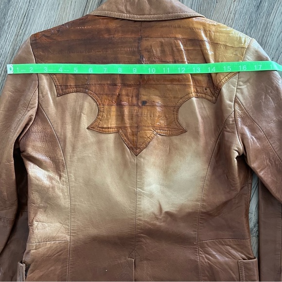 Vintage Size 8 Genuine Leather Golden Collection by Pioneer Wear - Picture 10 of 16